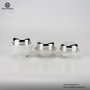 HXL223 lux rotund borcan cosmetic acrilic gol