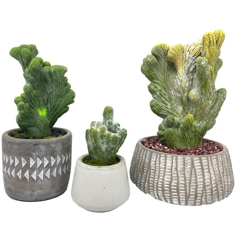 Cactus artificial modern acasă sau birou în ghiveci decorativi decorațiuni reușite