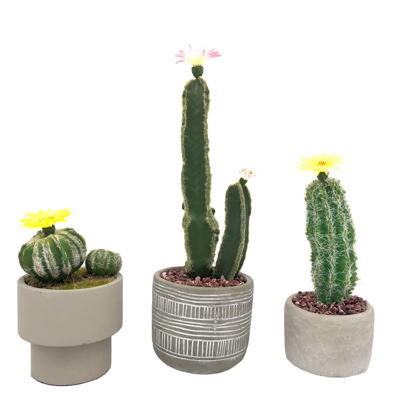 Cactus artificial modern acasă sau birou în ghiveci decorativi decorațiuni reușite