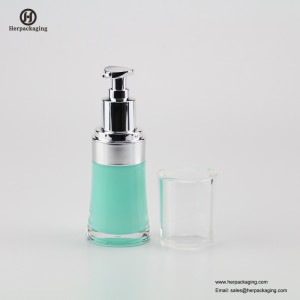 HXL317 Gol cremă acrilică fără aer și loțiune Ambalare recipient de îngrijire a pielii cosmetice