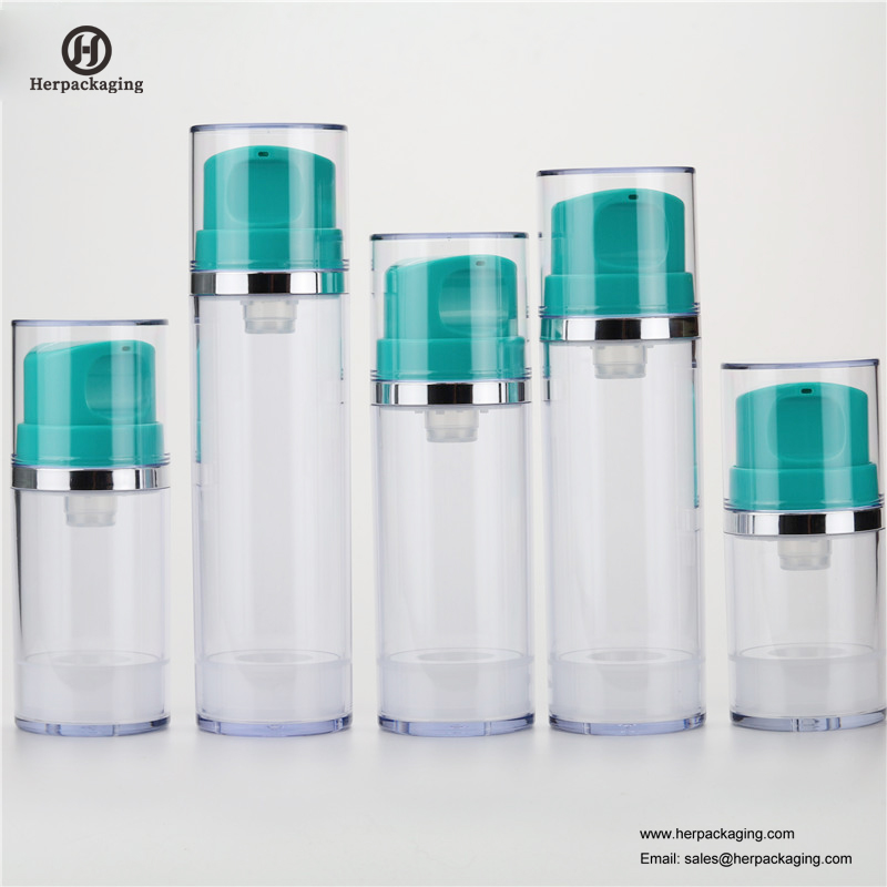 HXL415 Gol cremă acrilică fără aer și loțiune de sticlă Ambalare cosmetică recipient pentru îngrijirea pielii