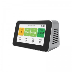 Dienmern 2019 Detector portabil pentru calitatea aerului CO2 PM2.5 tester detector de aer interior PM1.0 PM10 monitor inteligent pentru calitatea aerului HCHO