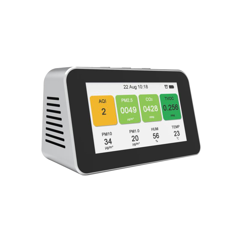 Detector nou Dienmern Senzor laser PM2.5 Detector portabil Exact CO2 PM10 Monitorul calității aerului TVOC AQI