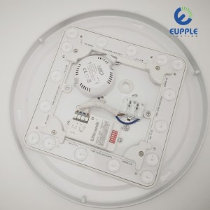 Lampa de plafon cu senzor rotund ultra subțire 2019 Vânzări de 3 ani garanție 16w 24w