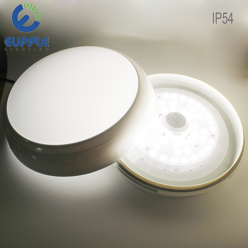 Iluminare plafon cu led impermeabilă Garanție rotundă de 3 ani Magnet IP65 lampă de duș led 12w 18w 24w lampă led impermeabilă