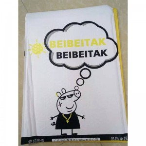 geanta biodegradabila biodegradabila cu bule cu folie din plastic, geanta cu fermoar cu fermoar cu perna cu bule