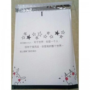 design ecologic logo logo personalizat auto-sigiliu adhesivepink dimensiuni mici poli bulle plicuri captusite