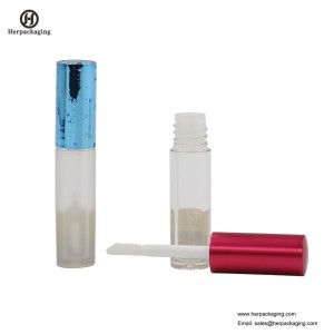 HCL307 Clear Plastic Tuburi lucioase pentru buze pentru produse cosmetice color aplicatoare de luciu pentru buze flocate