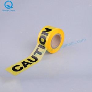 Banda de avertizare HDPE Roșu / Alb; Banda de precauție HDPE galben; Banda HDPE Red DANGER