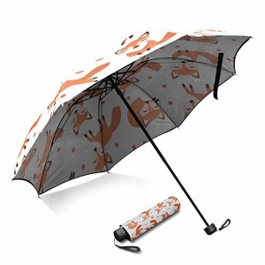 Cadru metalic din material Pongee, comercializare a 3 umbrele de soare