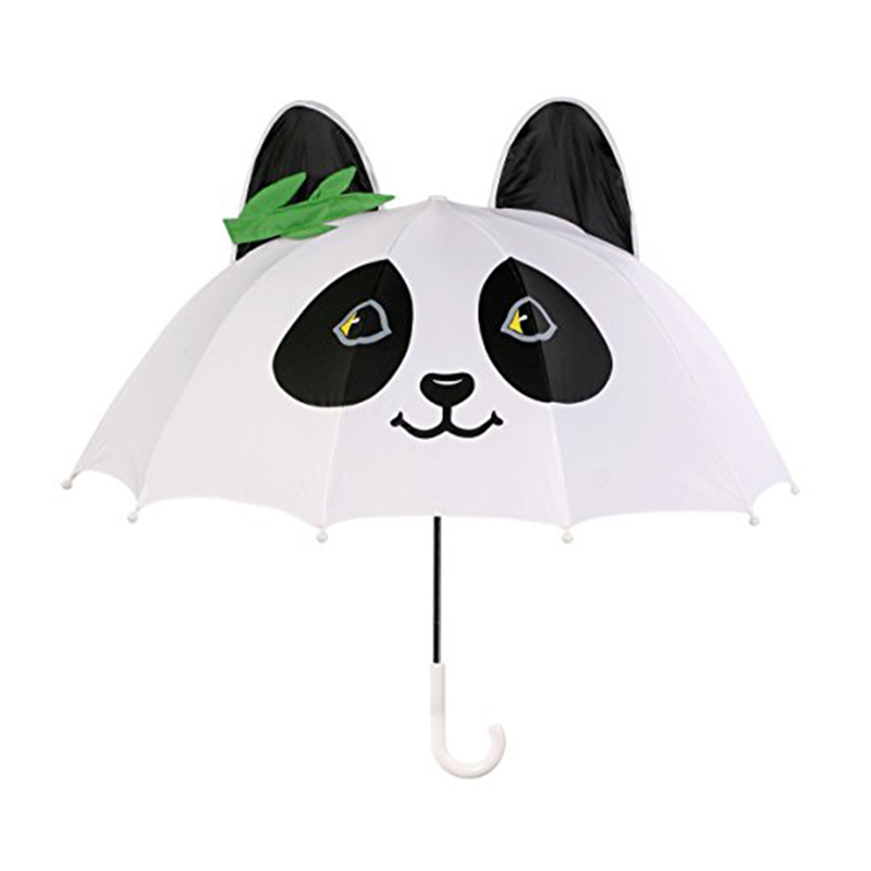 17 inch sigur pongee tesatura auto deschise mici copii favorabila panda cadou umbrela usor de transportat