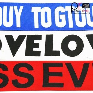 Banda negru / alb / roșu de înaltă calitate