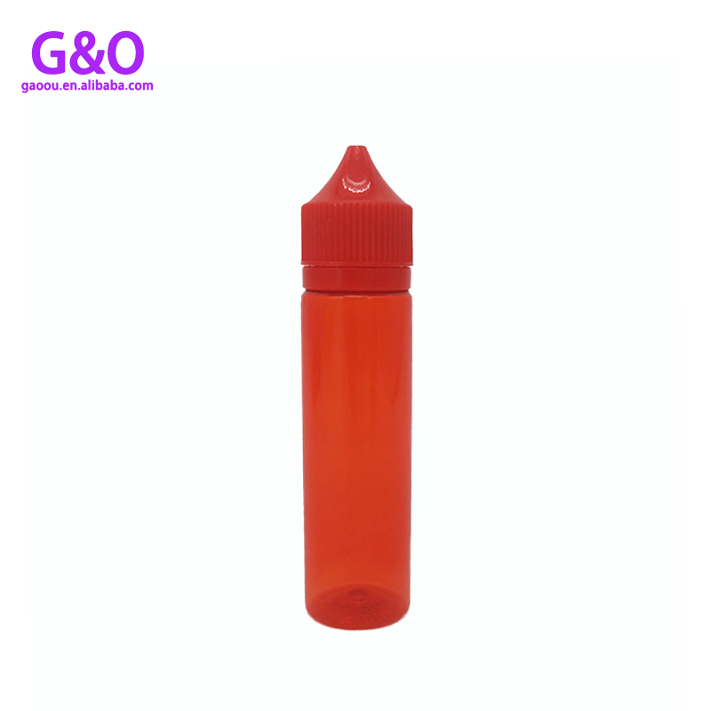 e lichide dolofane gorilă unicorn sticle de 50 ml picătură sticlă de plastic cu vârf subțire sticlă picătură de plastic vape chubby gorila unicorn sticle