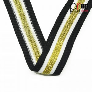 bandă neagră / galbenă / albă cu bandă de aur bandă de înaltă calitate