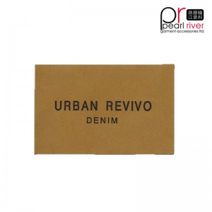 moda din piele colorată număr mare de autocolant hangtag