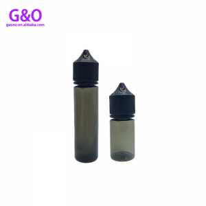 V3 ejuice sticlă pentru animale de companie ejuice sticlă de plastic 30ml 60ml noi eliquid chubby gorila unicorn sticlă picuratoare albastru negru sticle eliquide