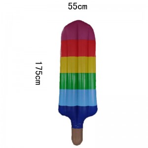 Gonflabil Rainbow Popsicle Pool Float / Pool Lounge
