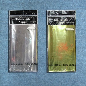 Acoperire cu folie de masă cu masă de sticlă de culoare metalică solidă pentru petrecerea nunții sărbători sărbătorile