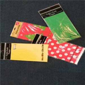 Folie de plastic din stofa de hârtie imprimată personalizată LDPE HDPE pentru covorașele de masă