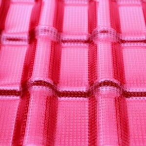 Tigă de rășină sintetică ASA, dale vitrate trapezoidale