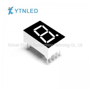 Afișaj LED de 1 inch roșu cu 1 cifră 7 segmente, tub digital