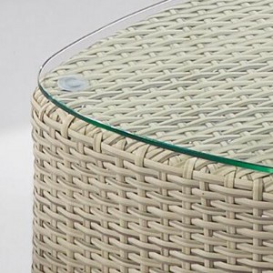 Set mic de canapea din gradină din colț cu 2 locuri