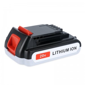 Li-ion 1500mAh 20V Baterii fără unelte de înlocuire pentru Black \u0026 Decker LB20, LBX20, LBX4020, LB2X4020