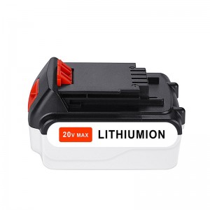 Li-ion 20V 5000mAh Baterii de înlocuire Instrumente fără fir pentru Black \u0026 Decker LB20, LBX20, LBX4020, LB2X4020