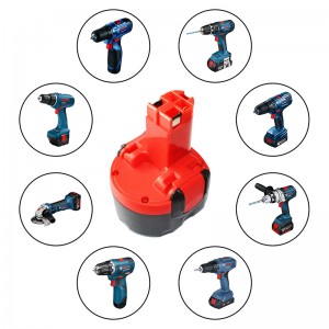 Ni-Cd 7.2V 2000mAh Instrument de alimentare pentru înlocuirea bateriei pentru Bosch 2 607 335 587, 2 607 335 766