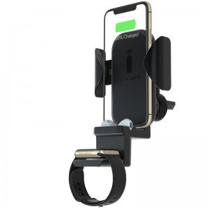Încărcător wireless KPS-9304HC QI 10W rapid 3in1 pentru Iwatch și căști