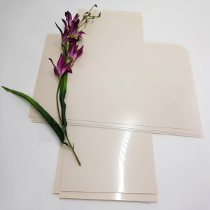 Foaie rigidă din plastic de poliester de înaltă calitate pentru caise de 0,5mm, cauciuc, pentru mobilă