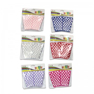 Cutie de pachete pentru hârtie portabilă pentru cutie de carton cu bomboane, colorată de design OEM colorat cadou de petrecere