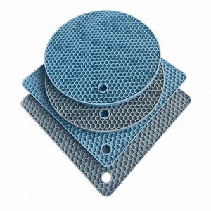 Paturi la modă Durabile Silicone Drink Coasters Covorașe de băutură din cauciuc