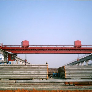 Macara deasupra dublu fascicul cu carucior dublu