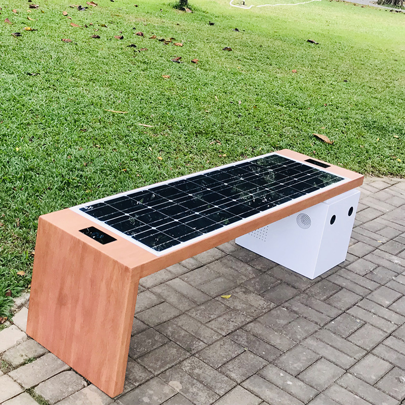 Produse solare în tendință 2019 Mobilier stradal cu scaune fără spătar Park Backless