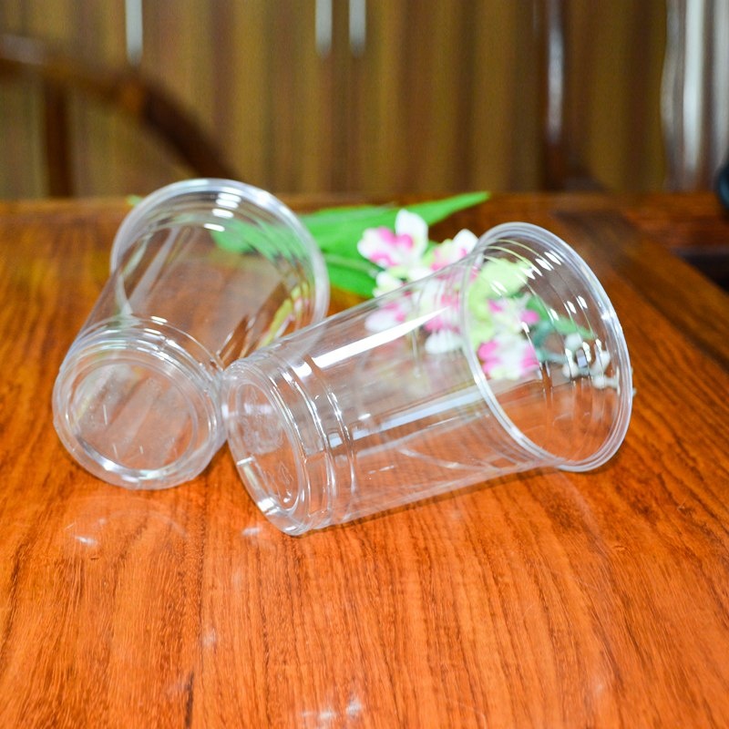Cuptor PET de plastic de unică folosință, de 16 ozuri, de unică folosință