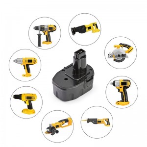 Ni-Cd 14.4V 2000mAh Baterii de înlocuire Perforatoare fără fir pentru Dewalt DC9091, DE9091