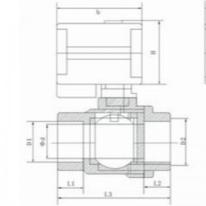 CKV20. serie cu două supape motorizate cu sârmă