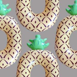 Plutitor gonflabil pentru piscină cu ananas