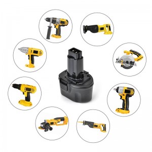 Ni-Cd 7.2V 1500mAh Instrumente electrice pentru înlocuirea bateriilor de foraj pentru Dewalt DE9057, DE9085, DW9057