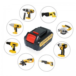 Baterie de înlocuire a puterii de înlocuire Li-ion 4000mAh 20V pentru Dewalt DCB180, DCB181, DCB182