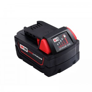 Ion de litiu 18V 5000mAh Înlocuirea pachetelor de baterii pentru unelte electrice reîncărcabile pentru Milwaukee 48-11-1840 M18
