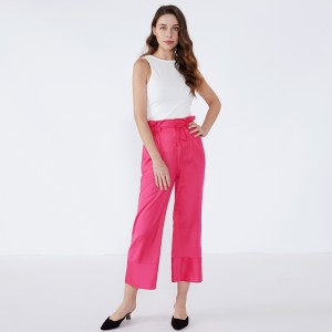 Fără mâneci Femei White Design de modă albă Bluză de damă românească croitorie croială