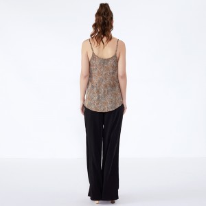 Cel mai recent design pantaloni de pantaloni slăbiți din piele neagră JSDJ2516