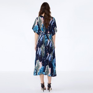 Design african Afaceri elegante femei dama moda șifon rochii casual rochii de vară JSDJ2558