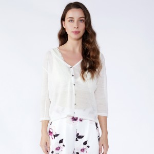 Femei din Coreea Albă Femei din 2 piese Set Femei Îmbrăcăminte Bluze cu mânecă lungă Bluze