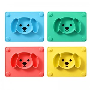 NOU bucate pentru bebeluși farfurii împărțite în silicon