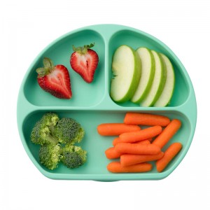 Plăcile de cină împărțite în formă de silicon rezistente la căldură