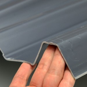 T1000 Black High Peak ASA PVC UPVC Placă de acoperiș Foaie de acoperiș rezistentă la apă