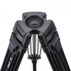 Noul design Diat DT650 Trepied video profesional cu trepied de înaltă trepied din aliaj de magneziu video trepied